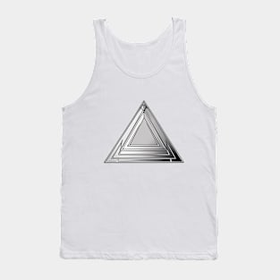 Pyramid Silver Shadow Silhouette Anime Style Collection No. 468 Tank Top